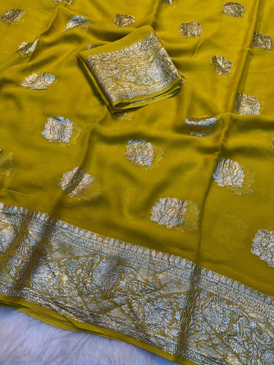 Viscose Georgette Saree
