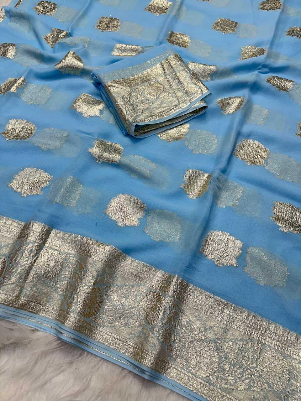 Viscose Georgette Saree