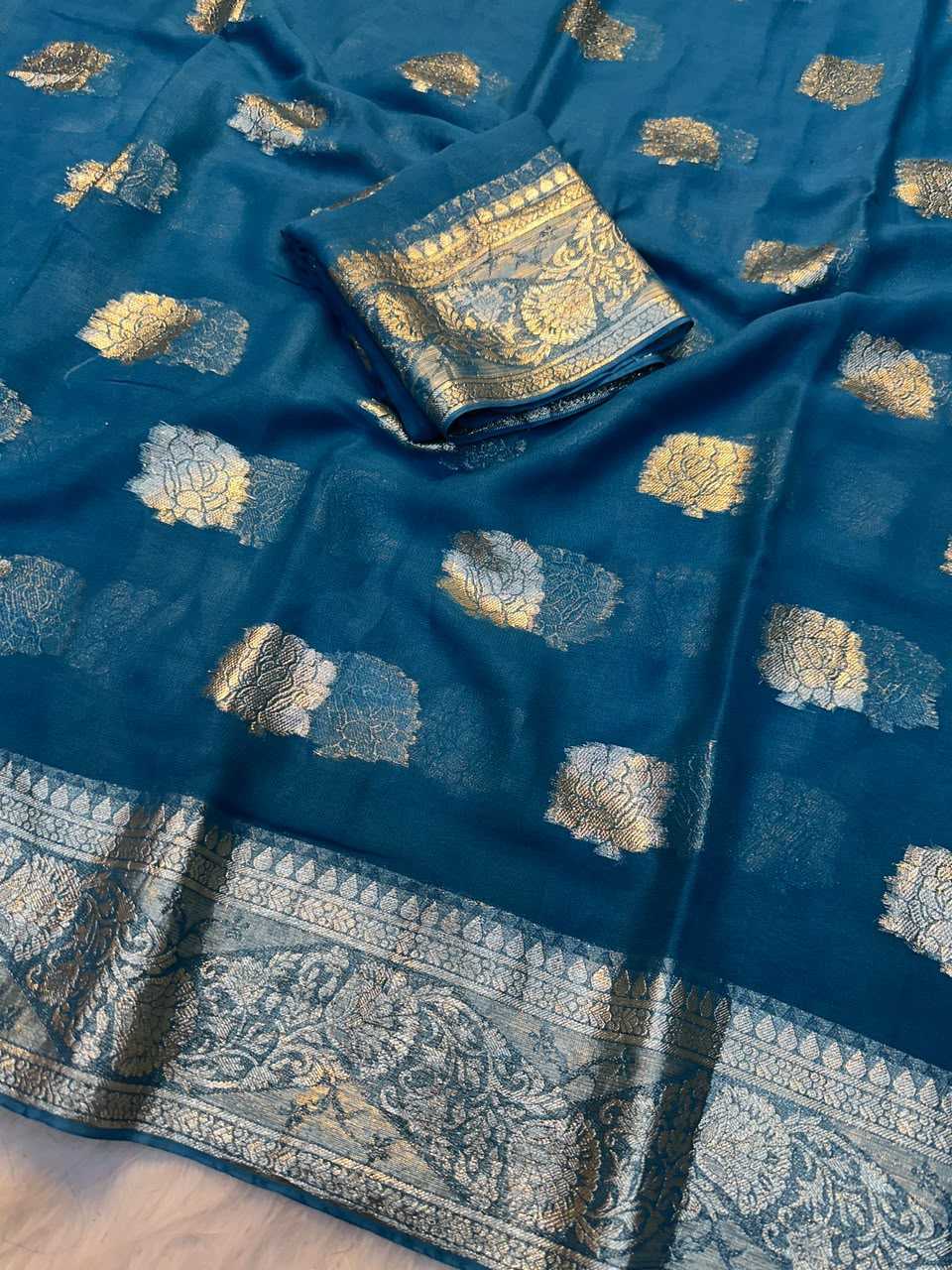 Viscose Georgette Saree