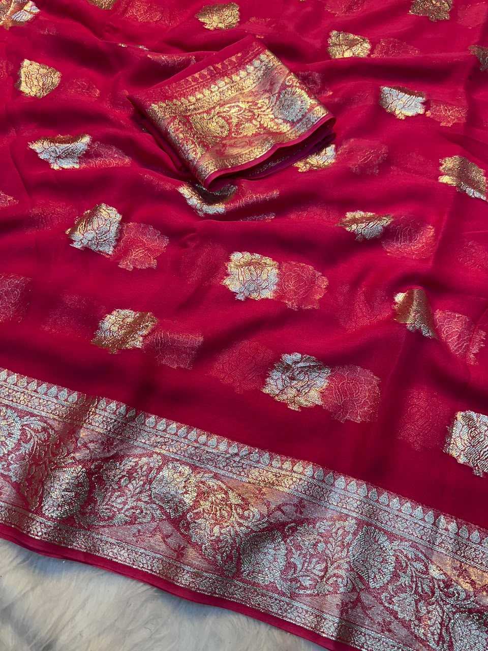 Viscose Georgette Saree