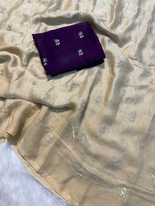 Space Silk Designer Saree