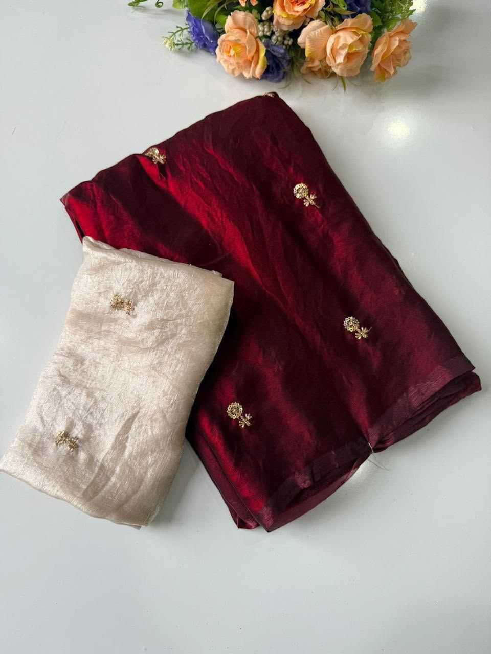 Space Silk Designer Saree