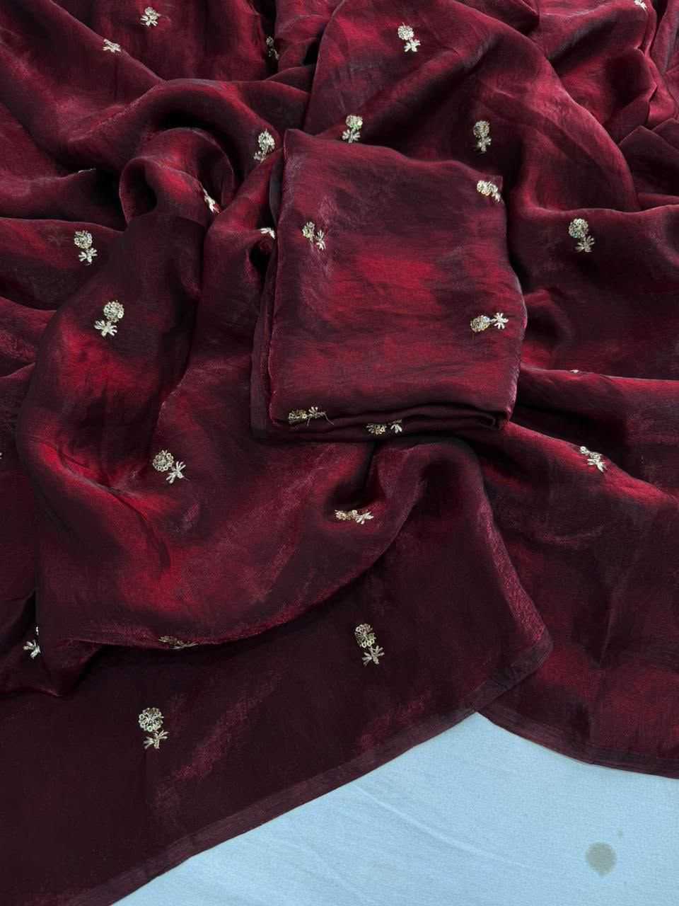 Space Silk Designer Saree