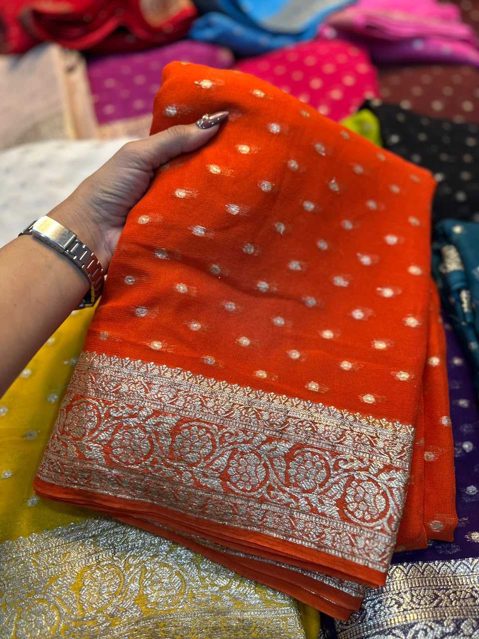 Geet Premium Georgette Designer Saree