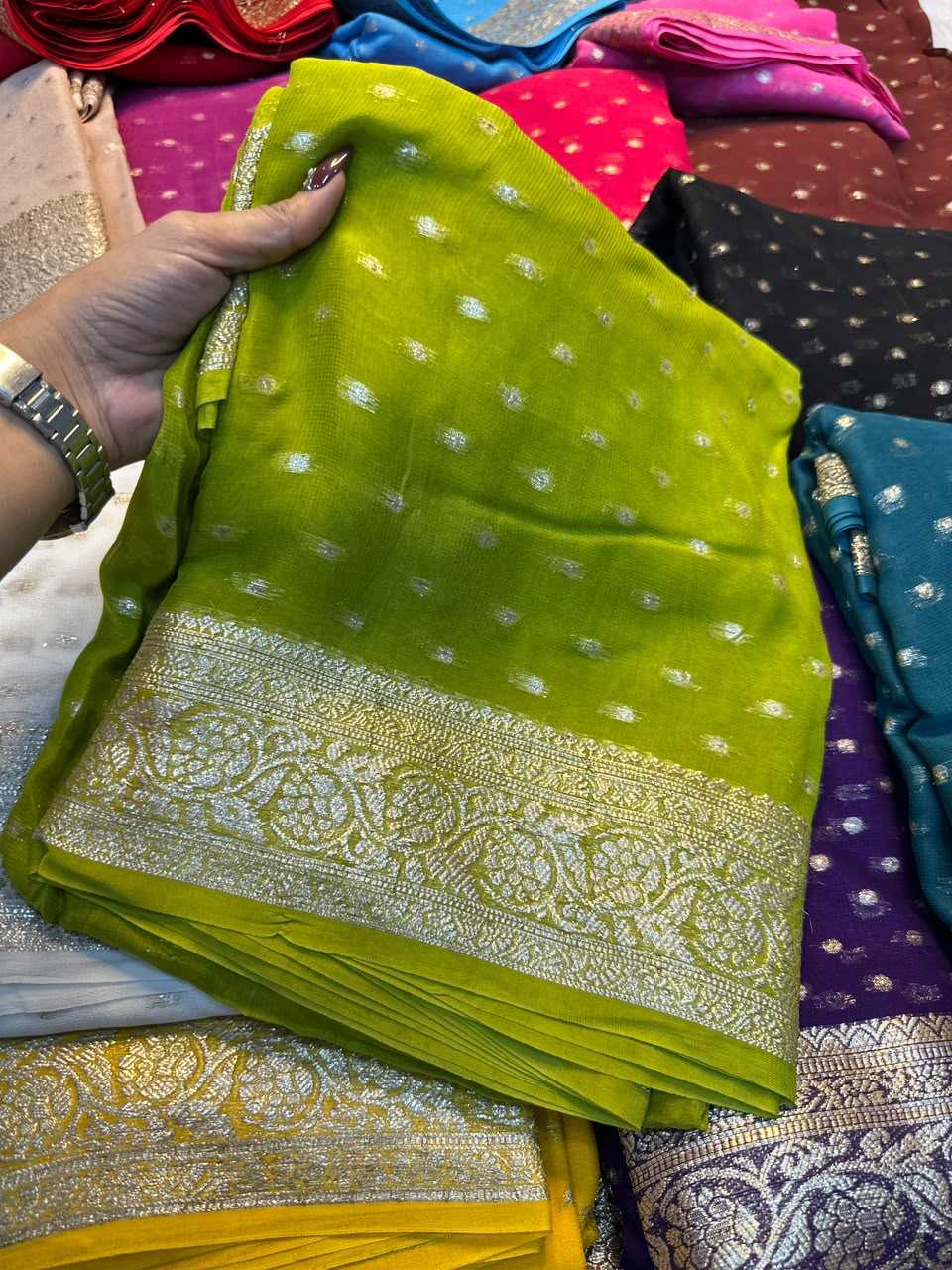 Geet Premium Georgette Designer Saree