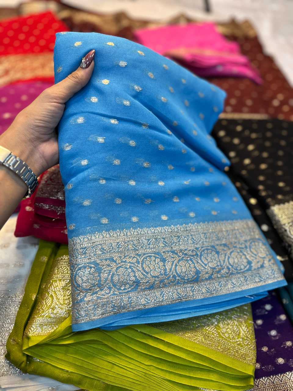 Geet Premium Georgette Designer Saree