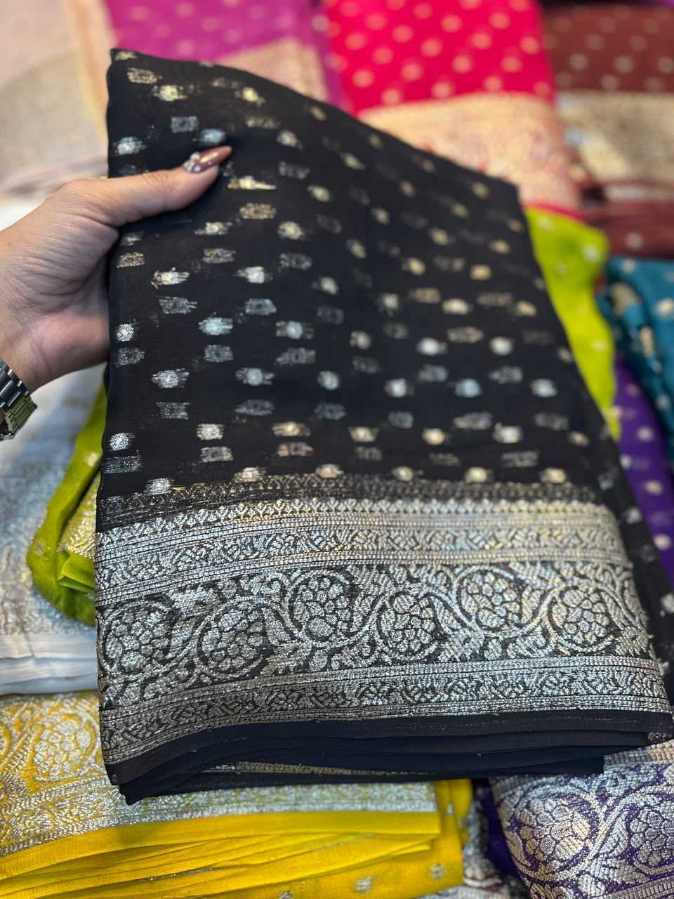 Geet Premium Georgette Designer Saree