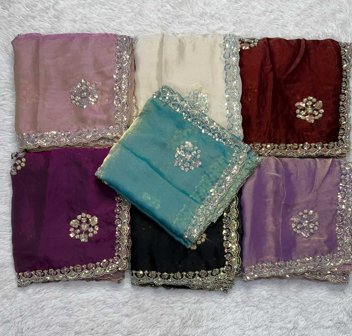 Fendy Sequin Saree