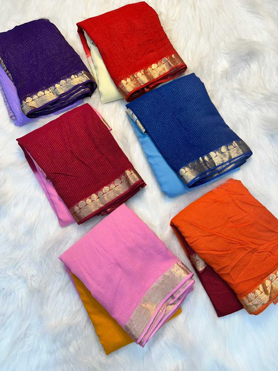 Viscose Georgette Saree