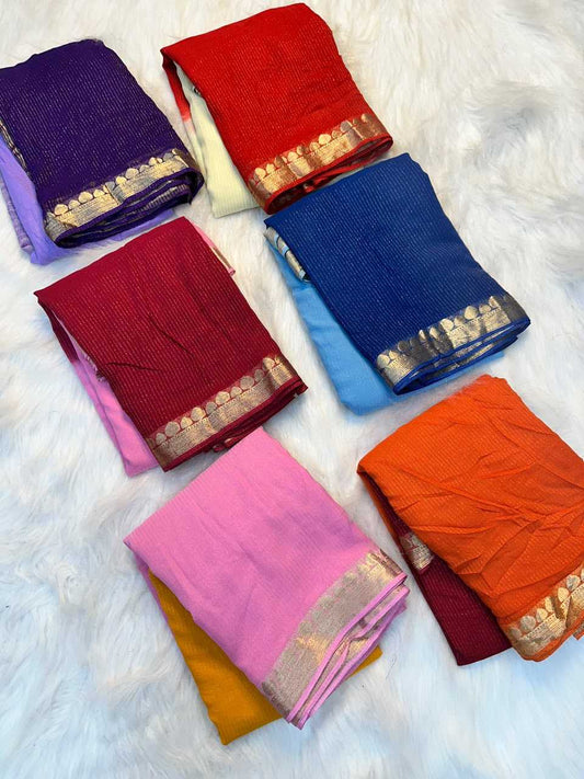 Viscose Georgette Saree