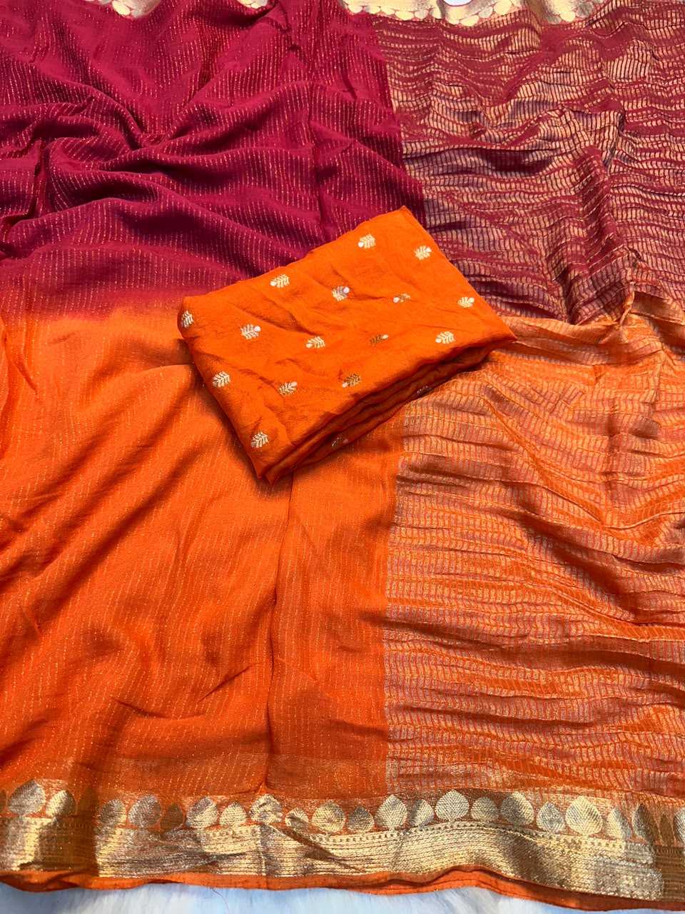 Viscose Georgette Saree