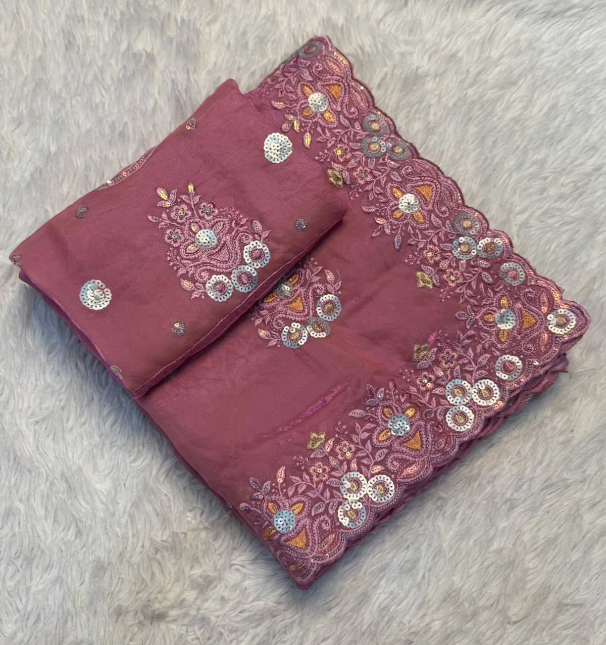 Ishani Space Silk Soft Saree