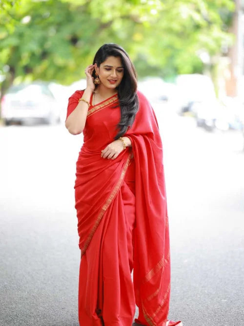 Kaira Crepe Designer Saree