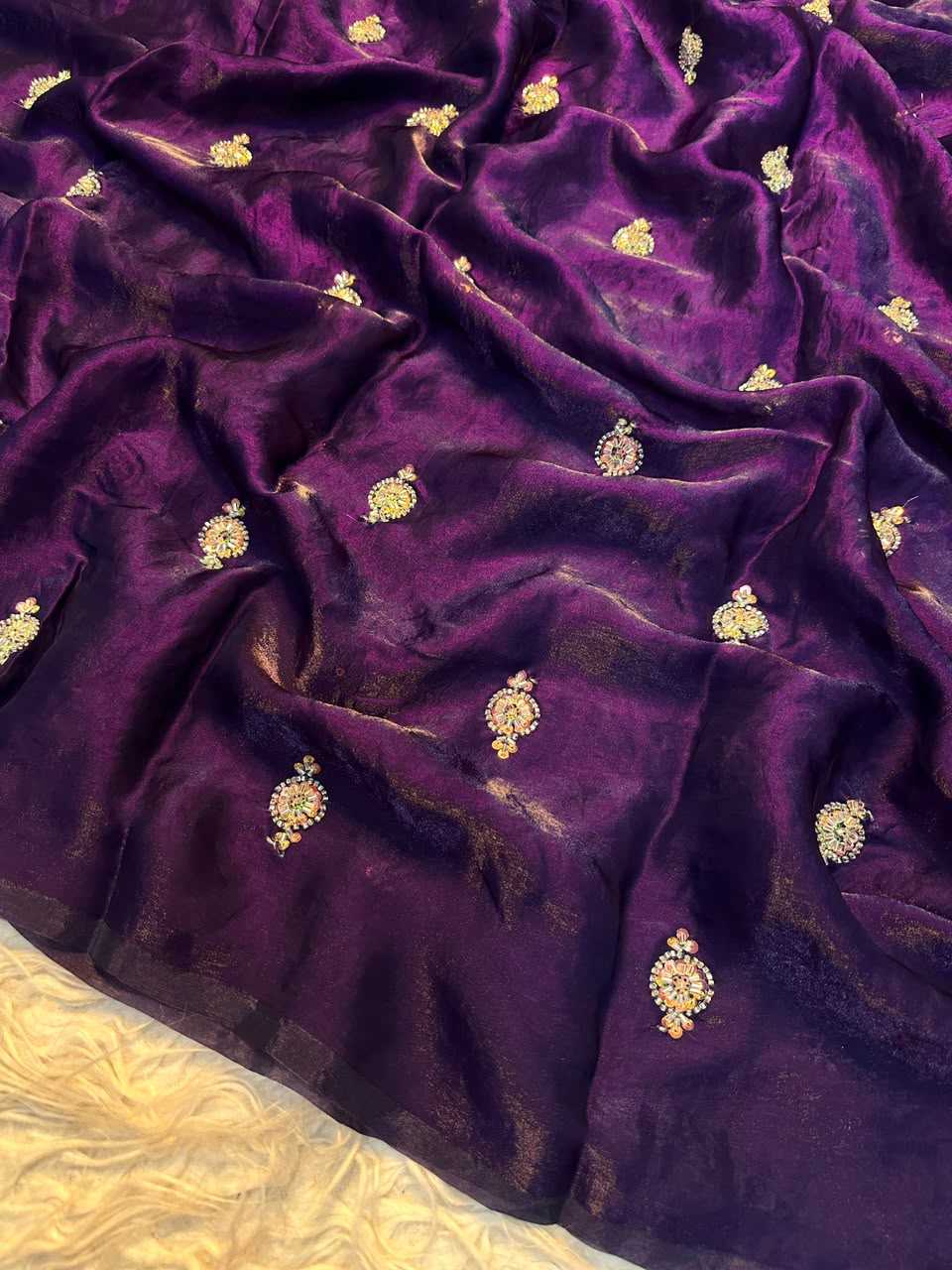 Kajal Satin Designer Saree