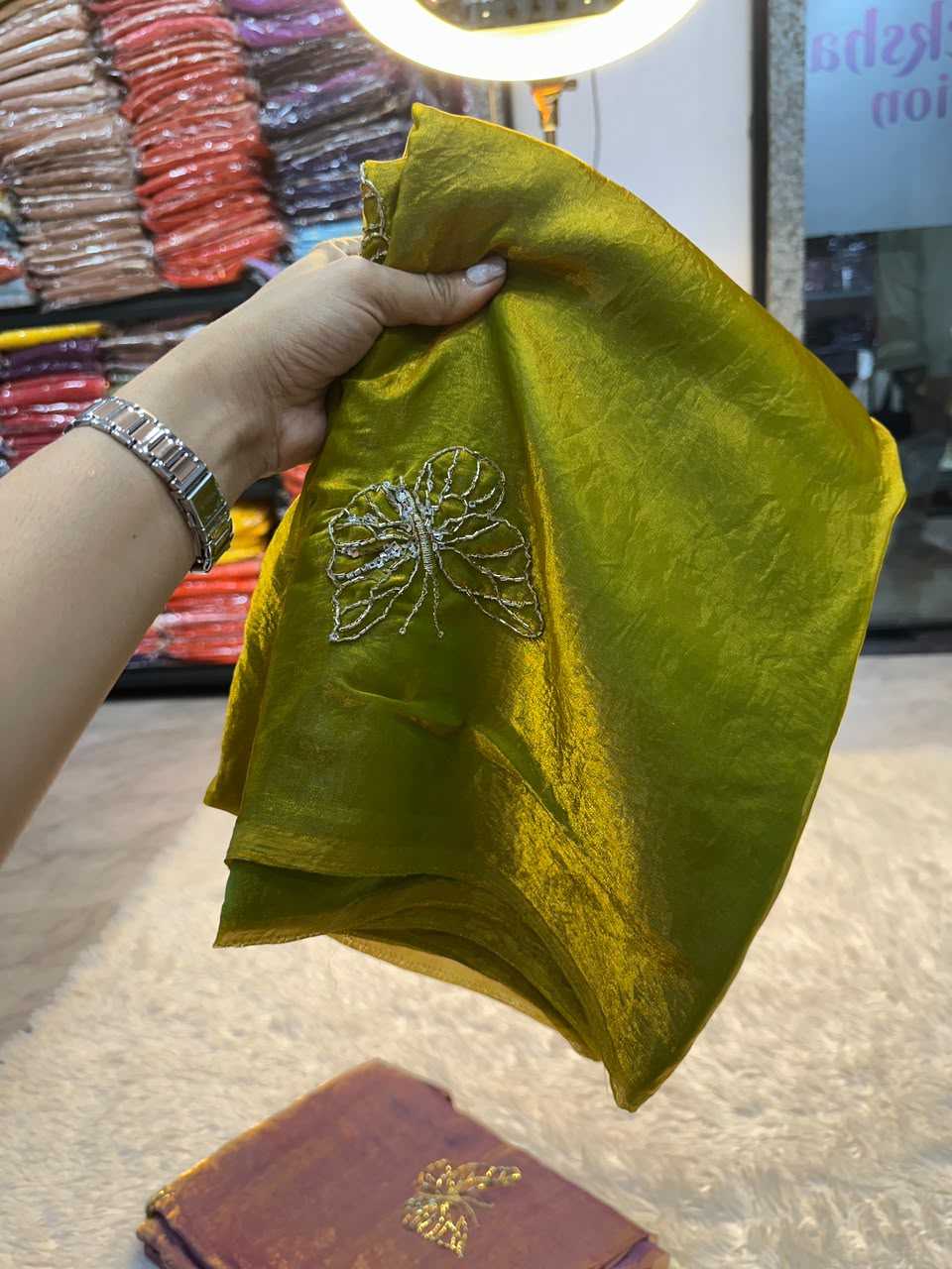 Kashvi Space Silk Soft Saree
