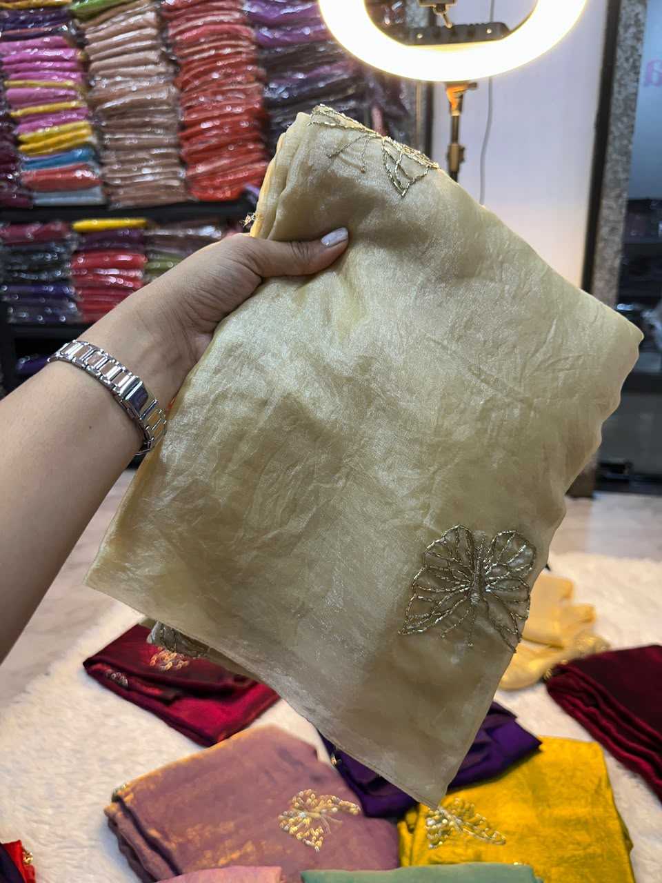Kashvi Space Silk Soft Saree