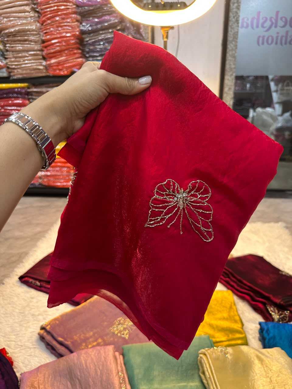 Kashvi Space Silk Soft Saree