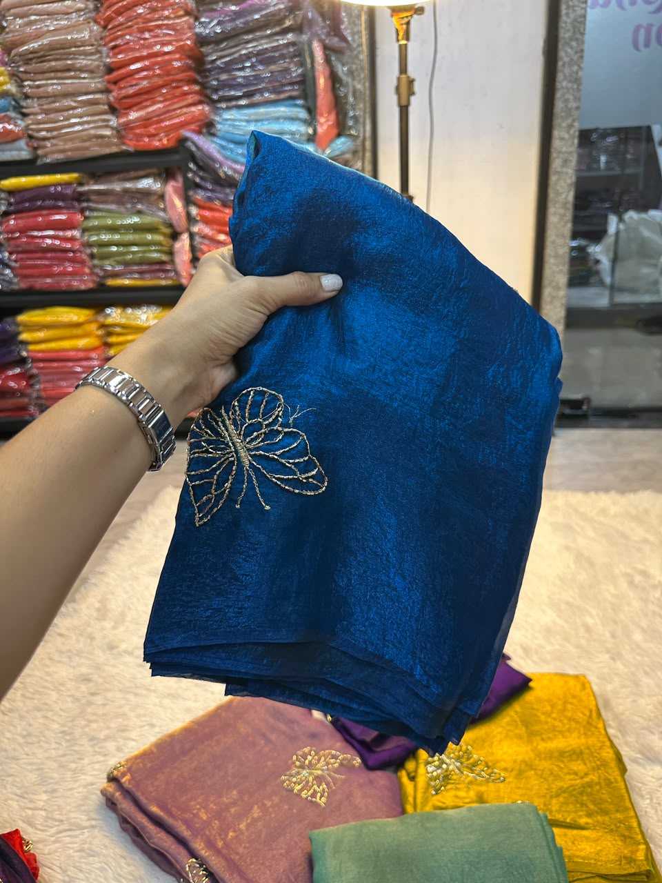 Kashvi Space Silk Soft Saree