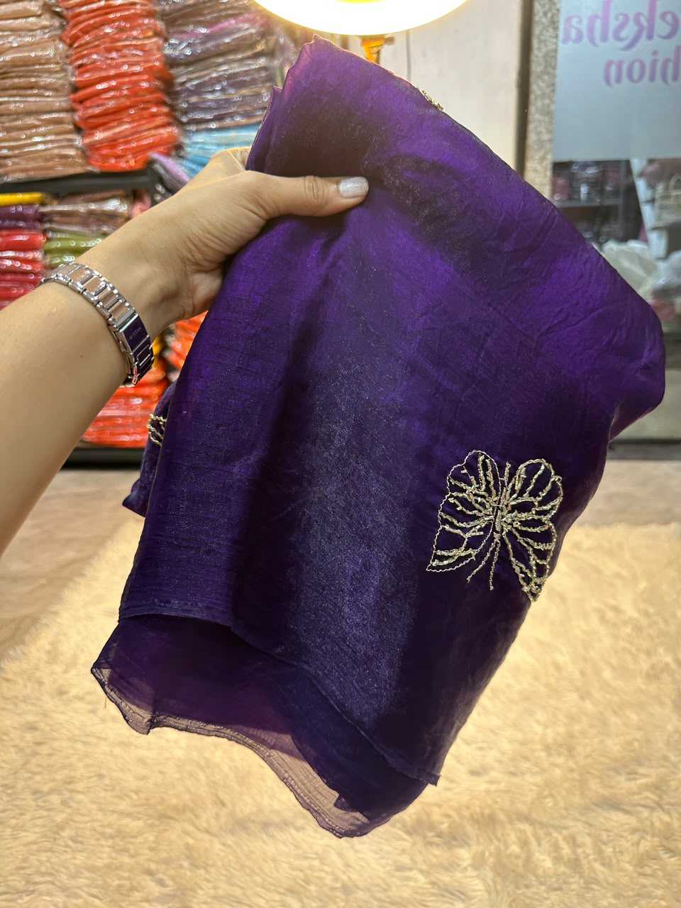 Kashvi Space Silk Soft Saree