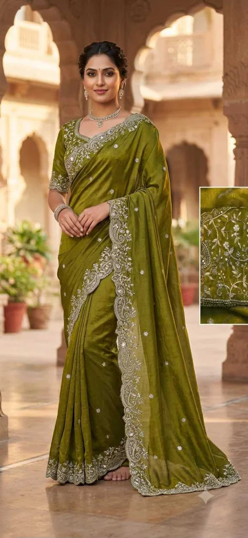 Keri Japan Sartin Sequence Saree