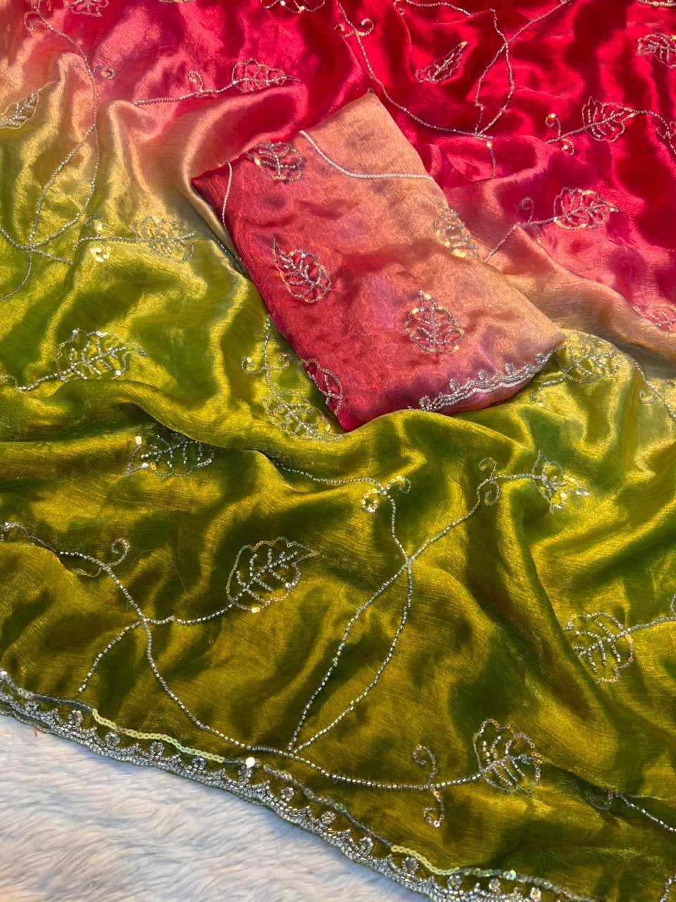 Space Silk Designer Saree