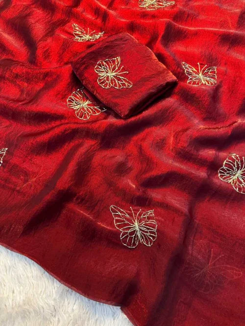 Mahika Space Silk Heavy Saree