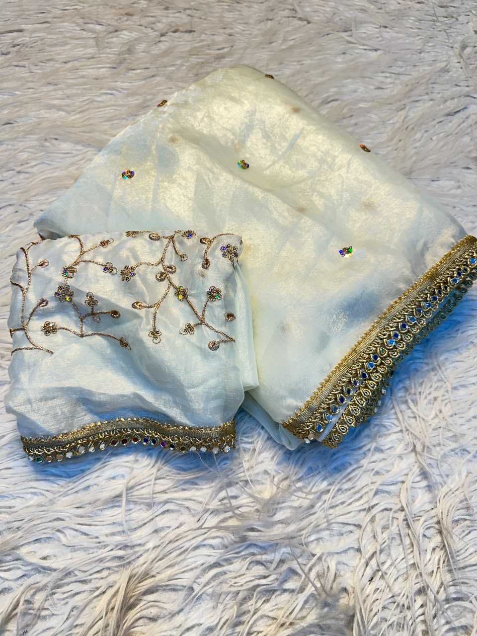 Satin Designer Saree