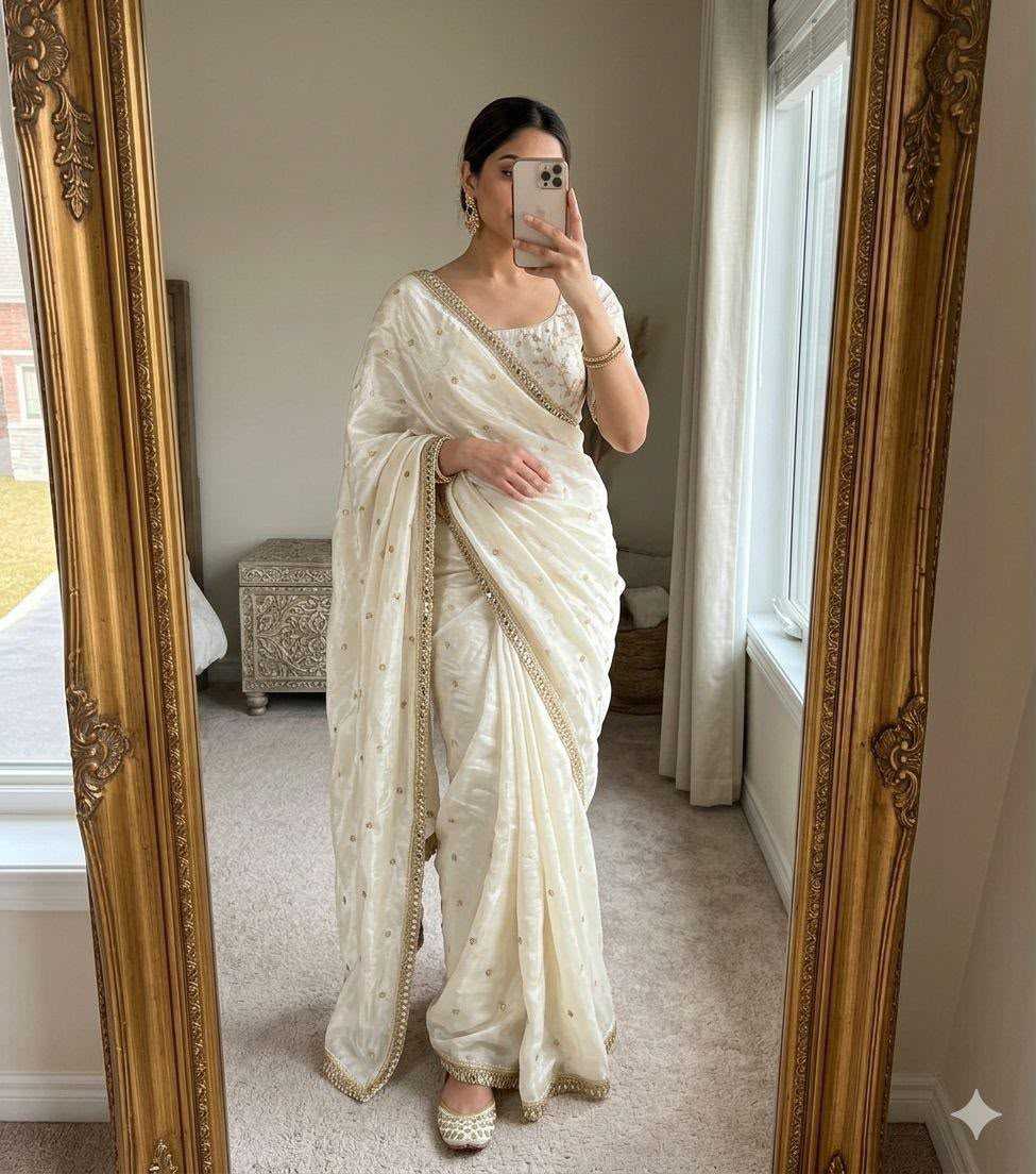 Satin Designer Saree