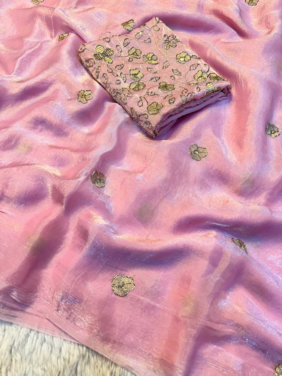 Satin Designer Saree