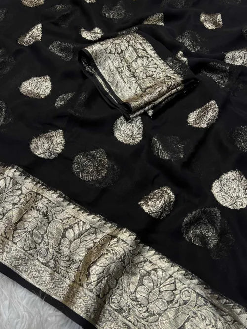 Nitya Premium Georgette Designer Saree