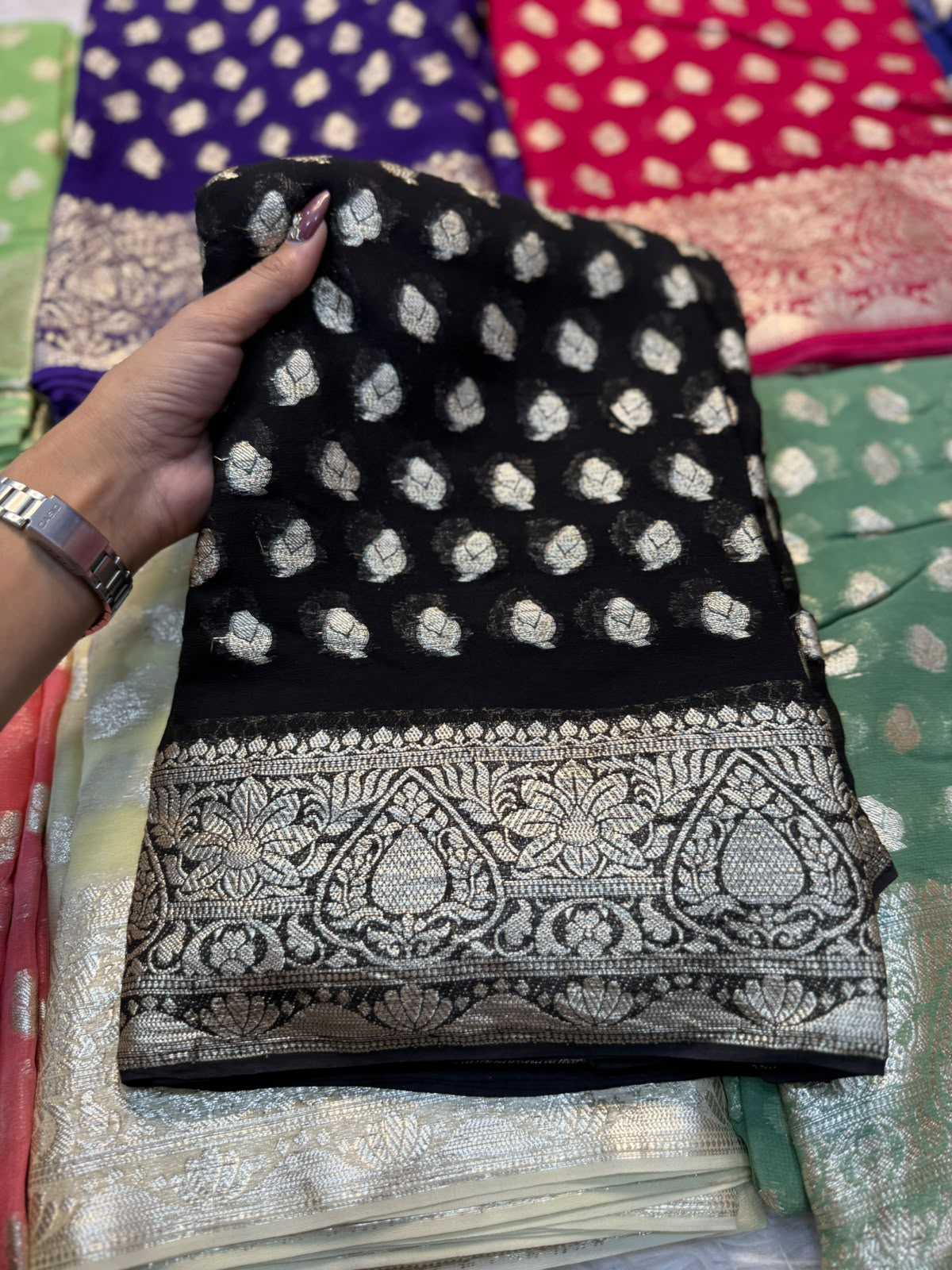 Georgette Designer Saree