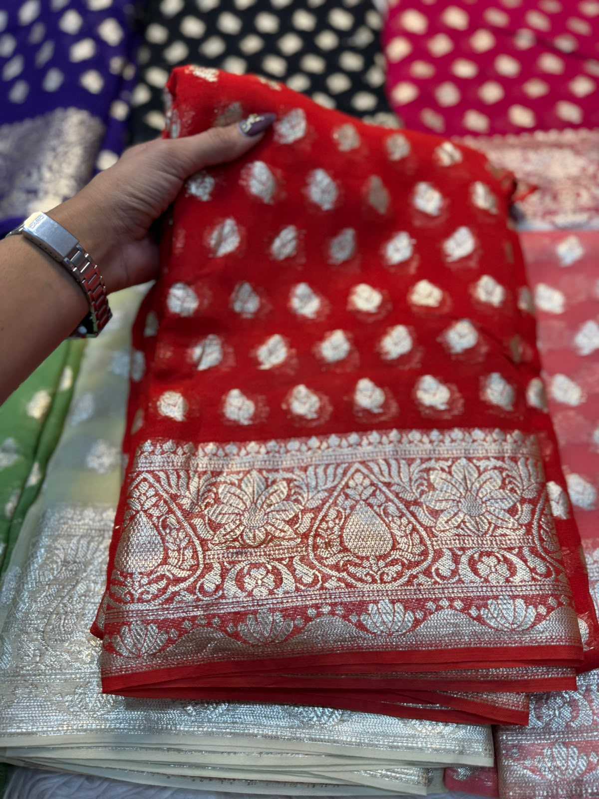 Georgette Designer Saree