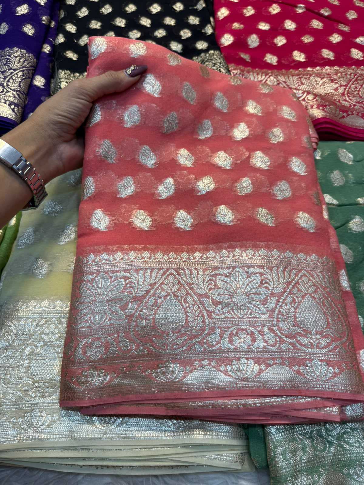 Georgette Designer Saree