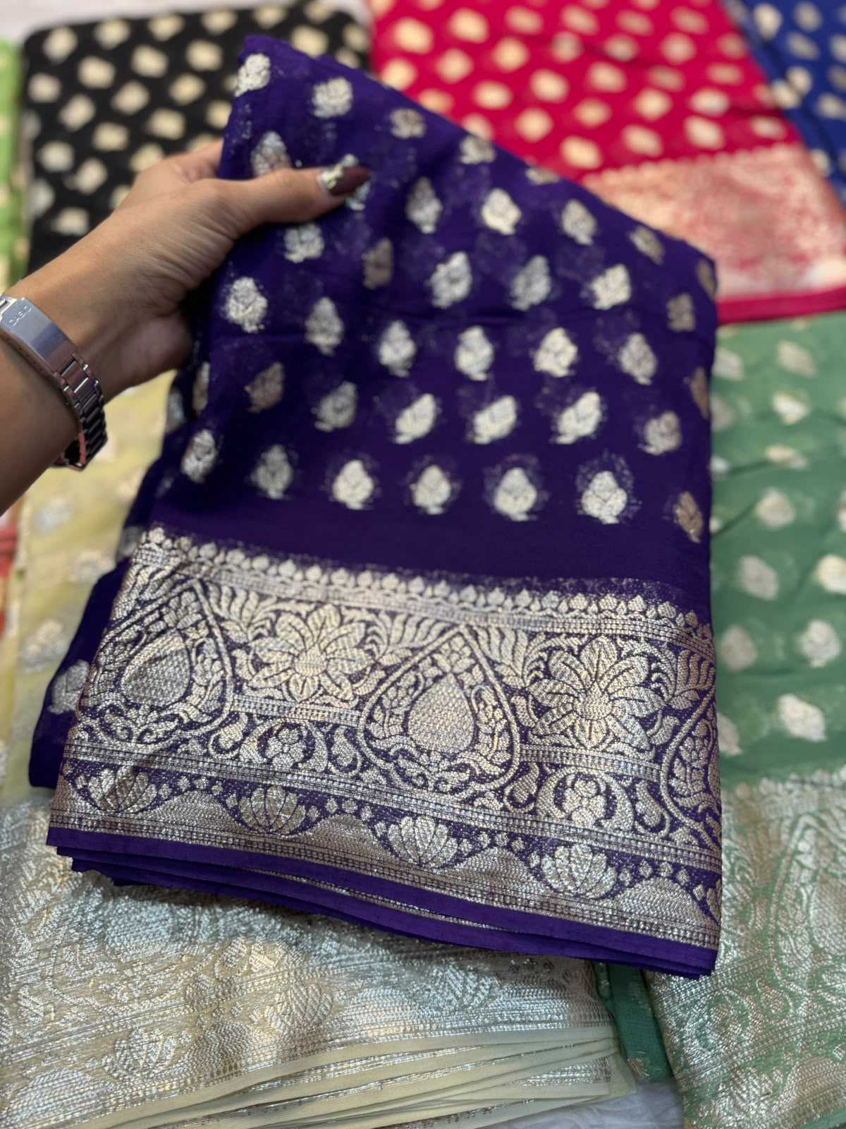 Georgette Designer Saree