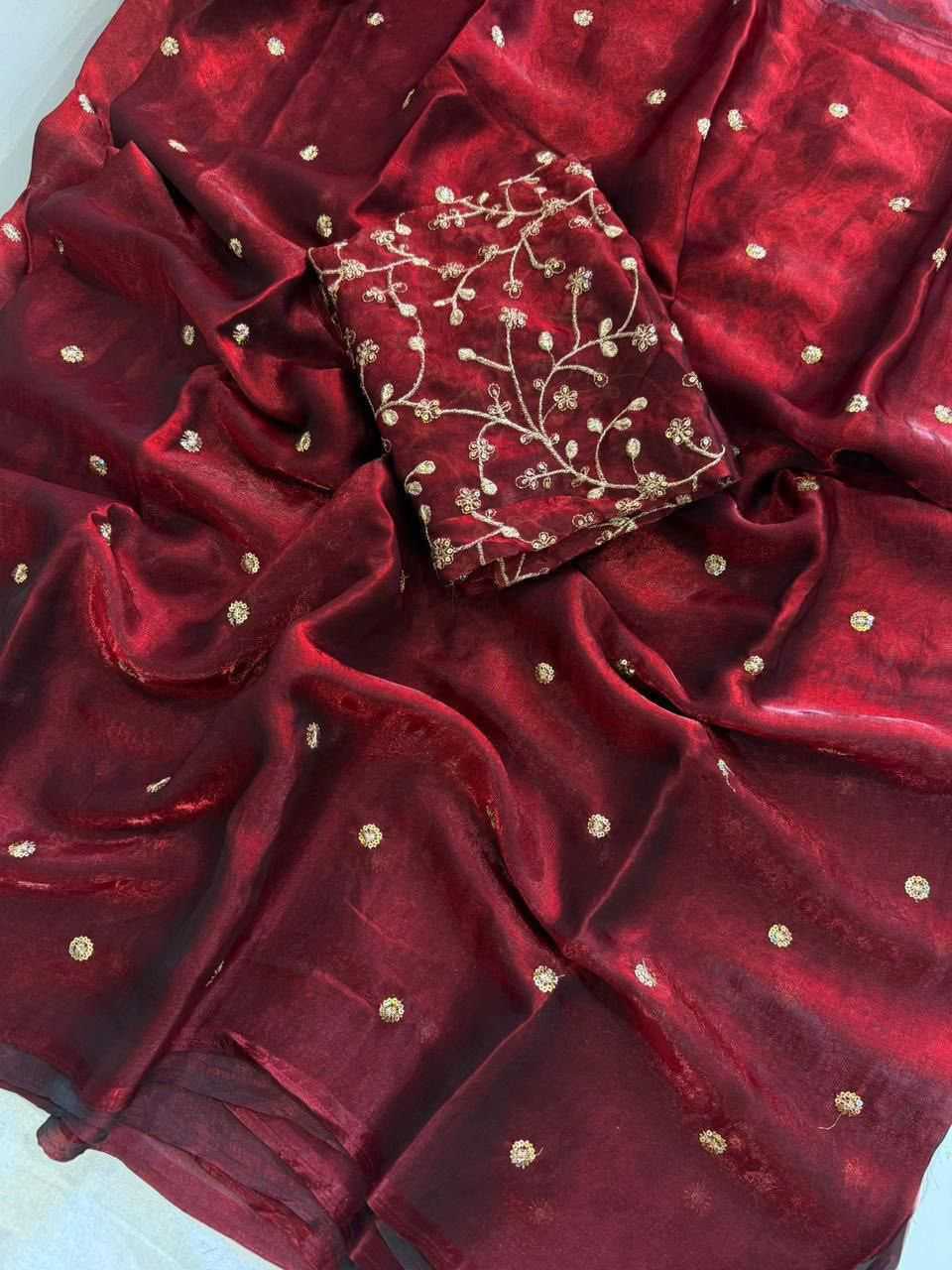 Space Silk Designer Saree