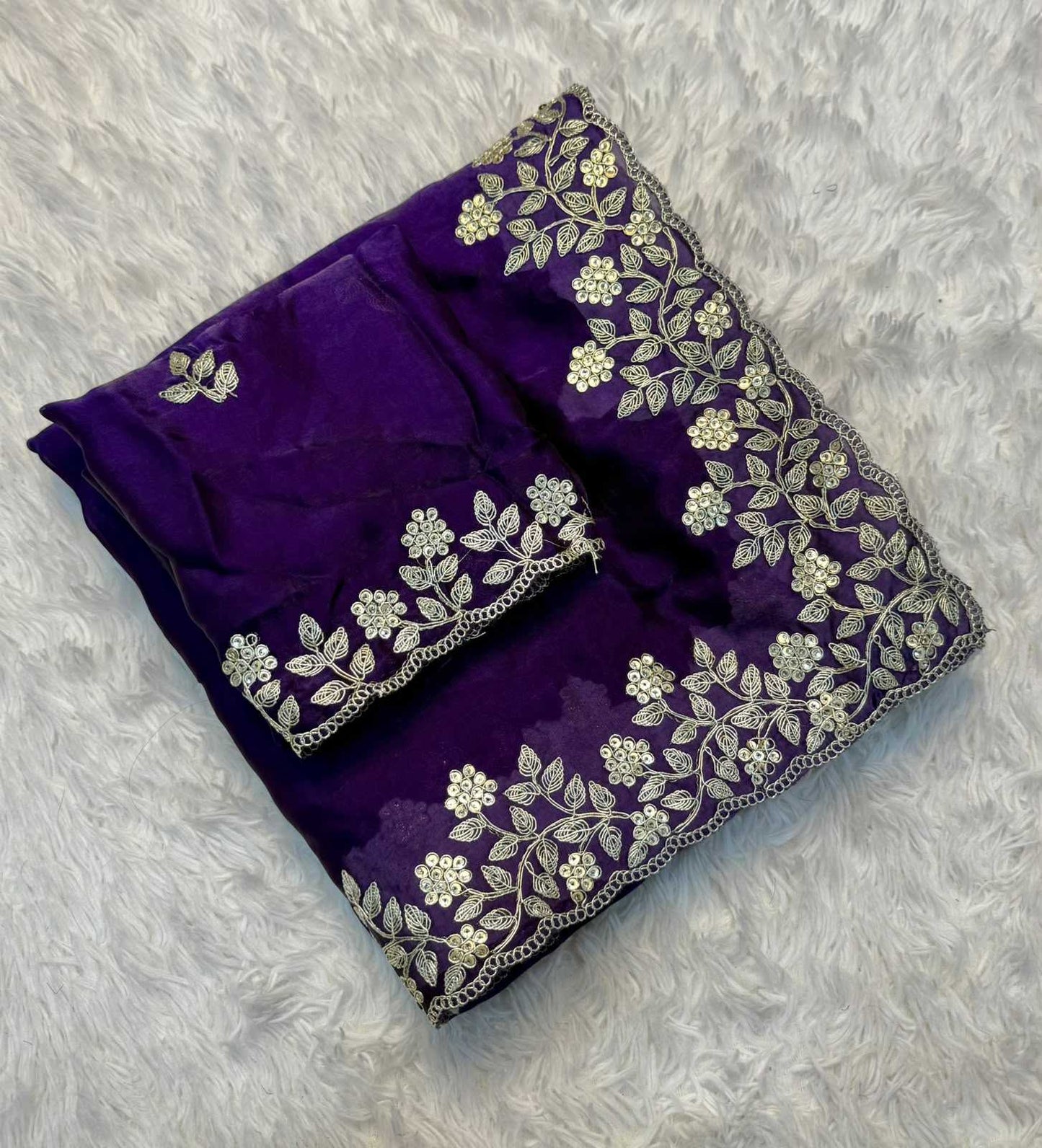 Space Silk Soft Saree