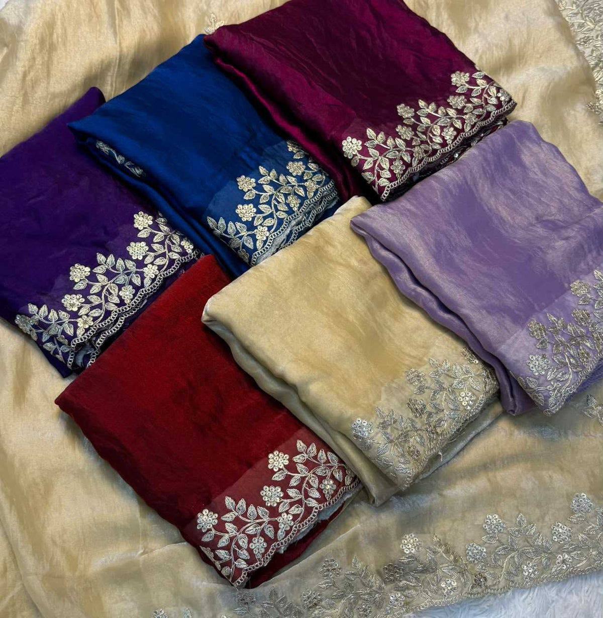 Space Silk Soft Saree