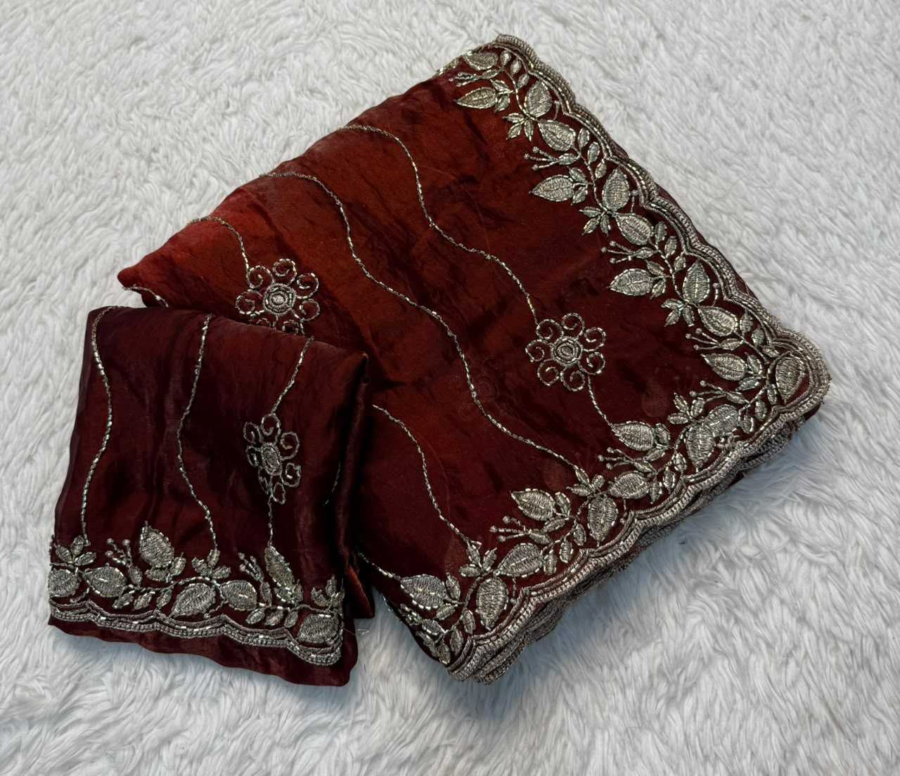 Space Silk Fancy Saree