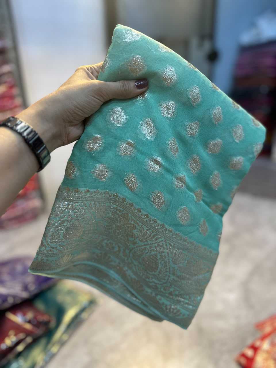 Georgette Viscose Saree