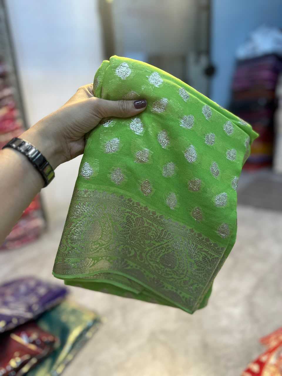 Georgette Viscose Saree