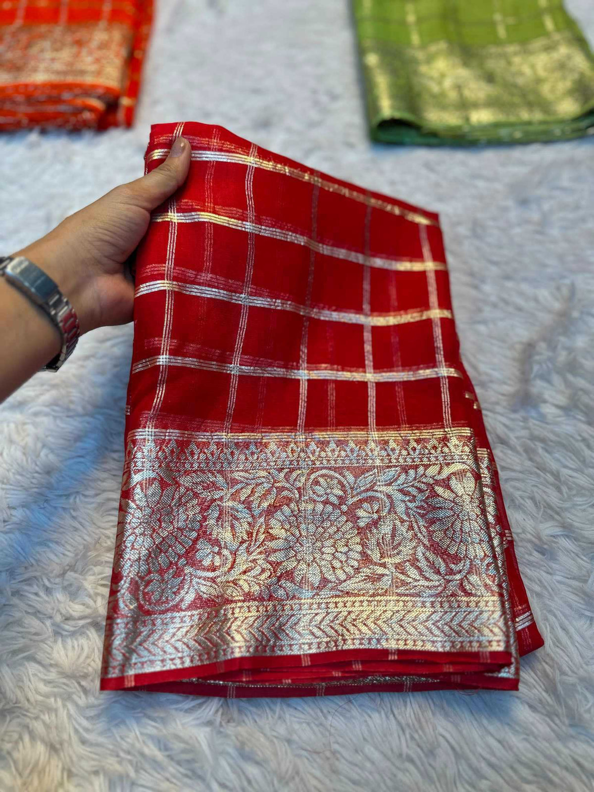 Roshni Premium Georgette Designer Saree