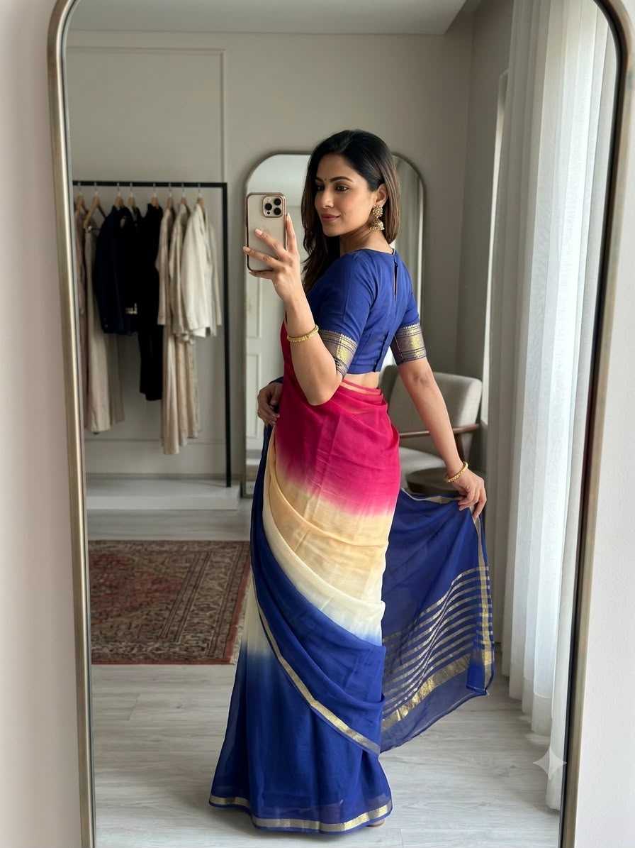 Georgette Designer Saree