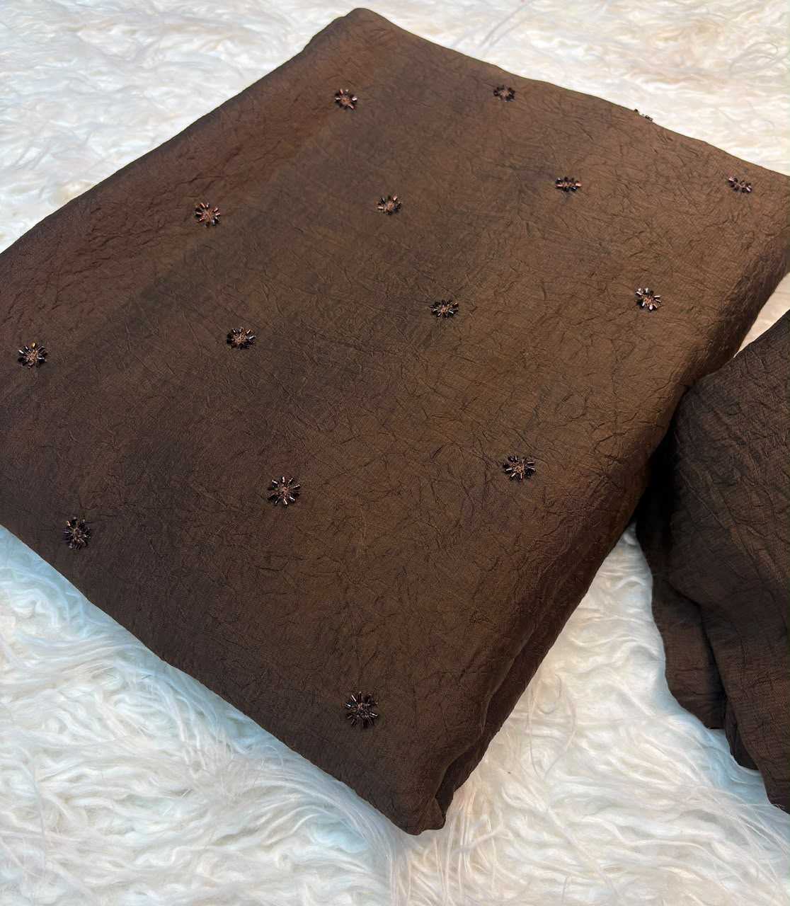 Shree Coffee Crush Silk Designer Saree