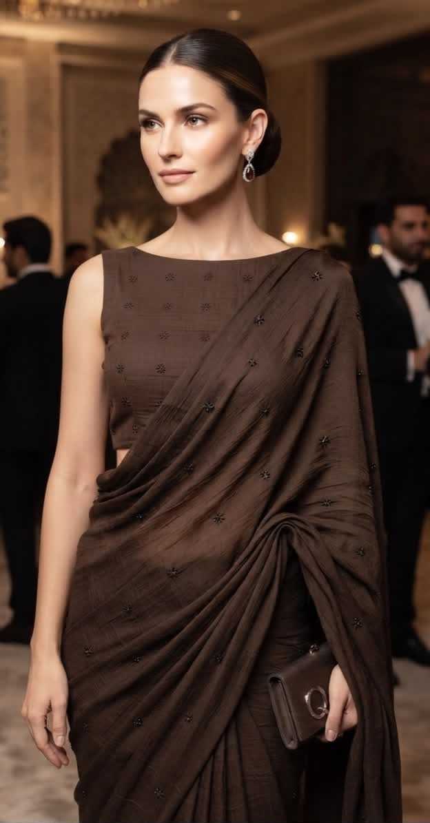 Shree Coffee Crush Silk Designer Saree