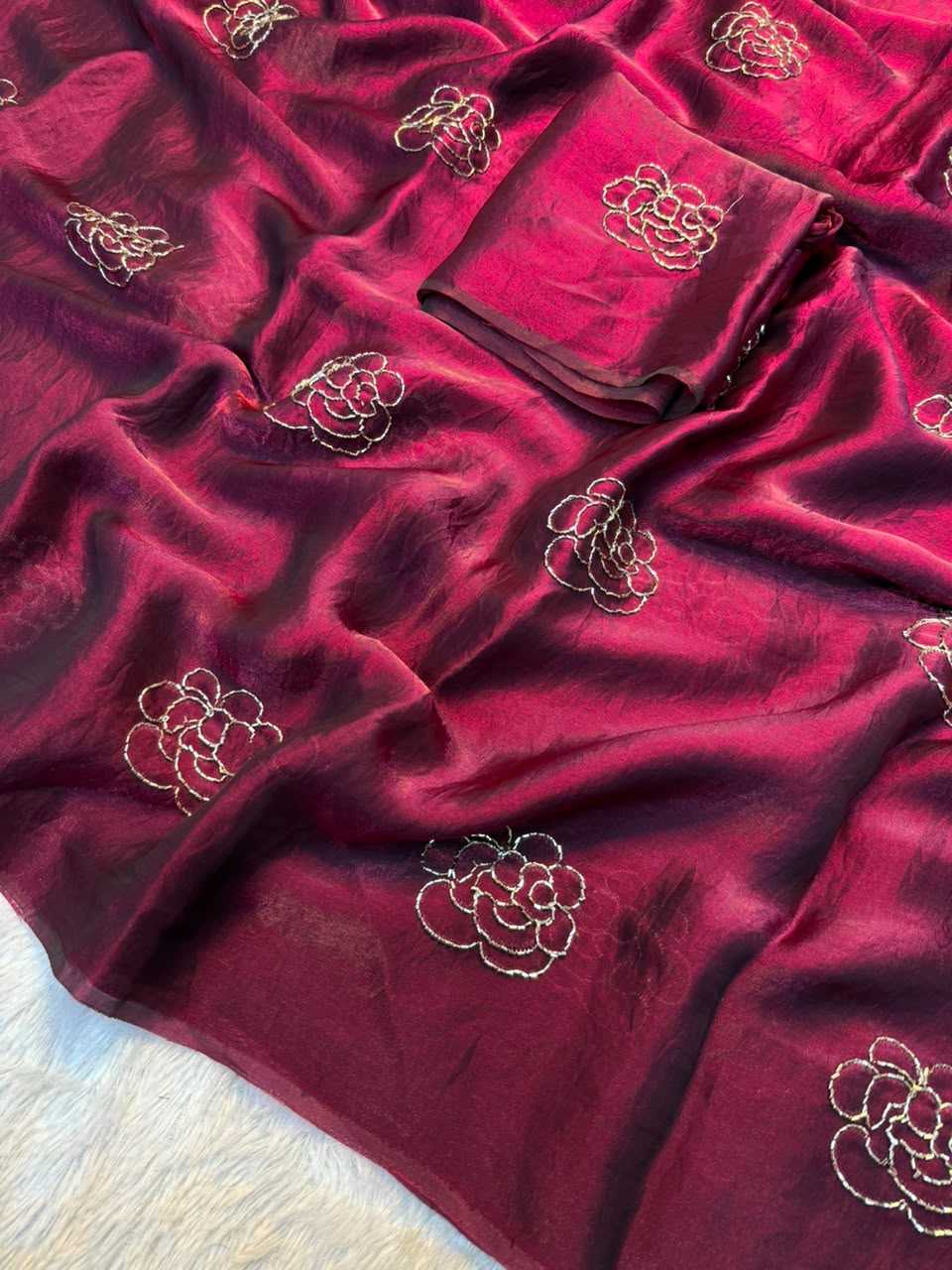 Space Silk Designer Saree