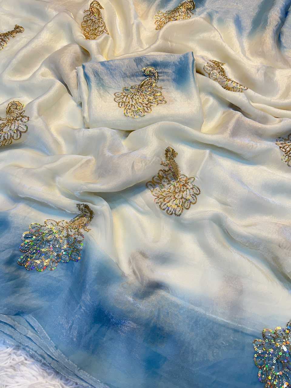 Space Silk Designer Saree