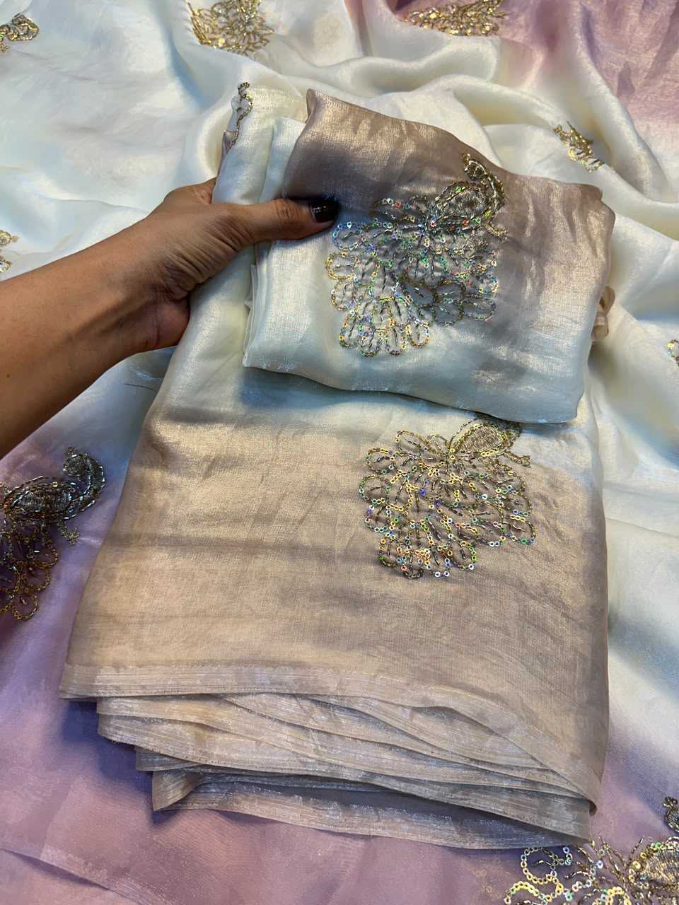 Space Silk Designer Saree