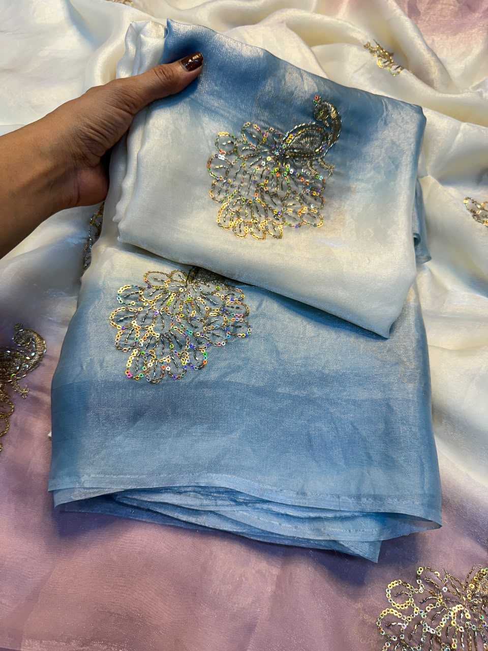 Space Silk Designer Saree
