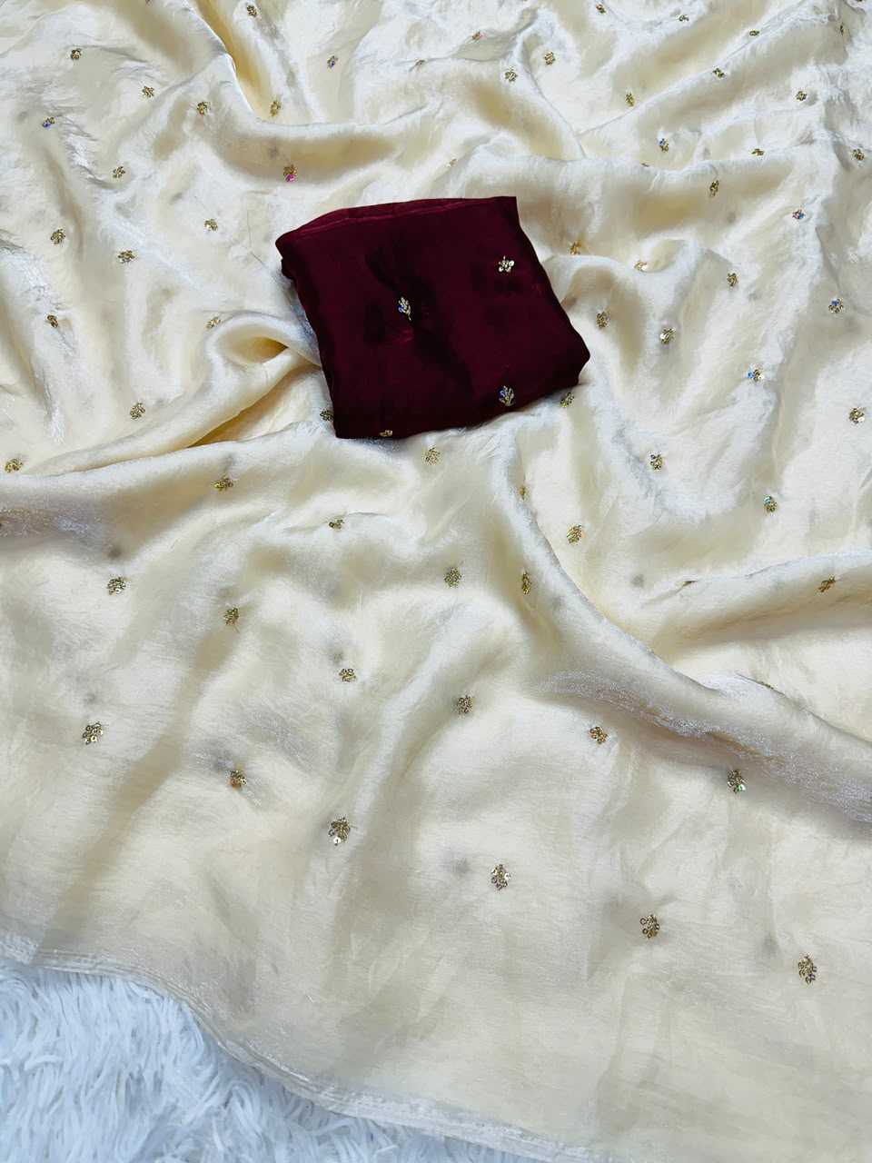 Satin Designer Saree