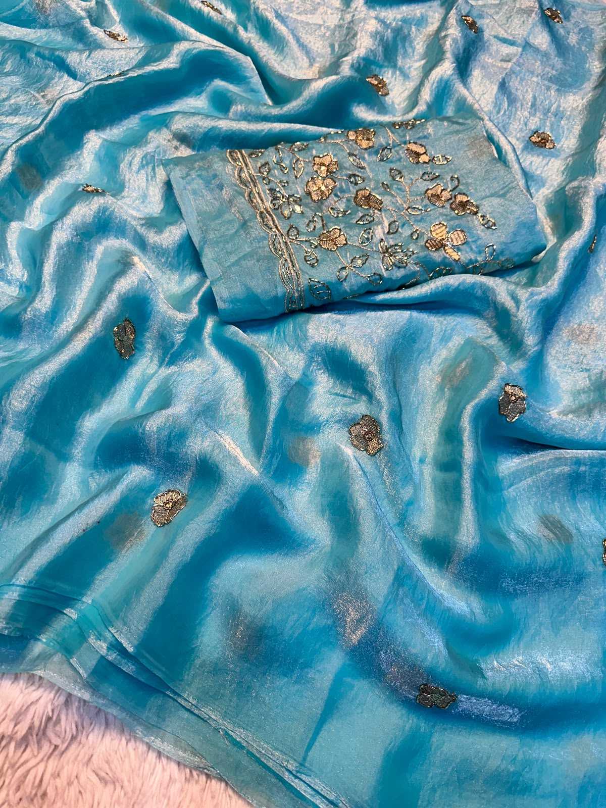 Satin Designer Saree